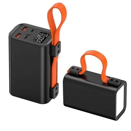 Leotec LEPOW100W30K - PowerBank Batería Externa 30000mAh 100W PD, 4 Puertos (2 USB-C + 2 USB-A) para Portátiles, con Pantalla LCD y Cable Incluido Leotec LEPOW100W30K - PowerBank Batería Externa 30000mAh 100W PD, 4 Puertos (2 USB-C + 2 USB-A) para Portátiles, con Pantalla LCD y Cable Incluido